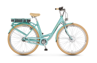 City E-Bike Prophete "Retro" 28 Zoll, 7 G, Rh.: 50cm, Blaupunkt Frontmotor 36V, Akku 497 Wh (türkis)
