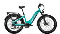 E-Bike HIMIWAY ZEBRA "Step Thru D5" 26 Zoll Schimano 7 Gang LG Batterie 48V 20Ah 960Wh bis 180kg Belastbarkeit /meeresblau/
