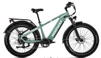 E-Bike HIMIWAY ZEBRA "Step Over D5" 26 Zoll Schimano 7 Gang LG Batterie 48V 20Ah 960Wh bis 180kg Belastbarkeit /grün/
