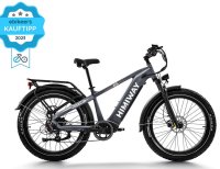 E-Bike HIMIWAY ZEBRA "Step Over D5" 26 Zoll Schimano 7 Gang LG Batterie 48V 20Ah 960Wh bis 180kg Belastbarkeit /grau/