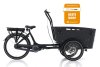 E-BAKFIETS Vogue  Carry3  8 Gänge, 20-26 Zoll, Mittelmotor ANANDA 100Nm; AKKU 15AH, 36V, 540WH Hydr. Scheibenbremse /schwarz/