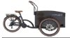 Alu E-CARGOBIKE Elektrotransportrad E-Bike Vogue ``Journey S`` HECKmotor TORQUE Sensor Bafang 7 Gang, 26 Zoll, 36V 14Ah 522 Wh /SCHWARZ-braun/