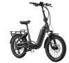 E-Bike 20 Zoll, 8 Gänge E-Fatbike Kemoway  Z3  25 km/h,  720Wh Hydr. Schebenbr. Heckmotor 55Nm /schwarz/