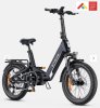 E-Bike 20 Zoll, 7 Gänge E-Fatbike “Engwe L20 3.0 Pro  25 km/h,    Akku 720W Hydr. Schebenbr. Mittelmotor 100Nm /schwarz/