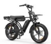 E-Fatbike Pixar  M9  20x4,0 Zoll 7 Gänge, Hydr. Scheibenbremse 2 Akku /Schwarz/